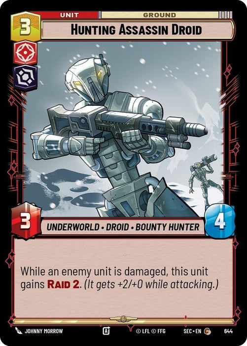 Image for Hunting Assassin Droid (Foil) (644) [Secrets of Power] - Star Wars: Unlimited