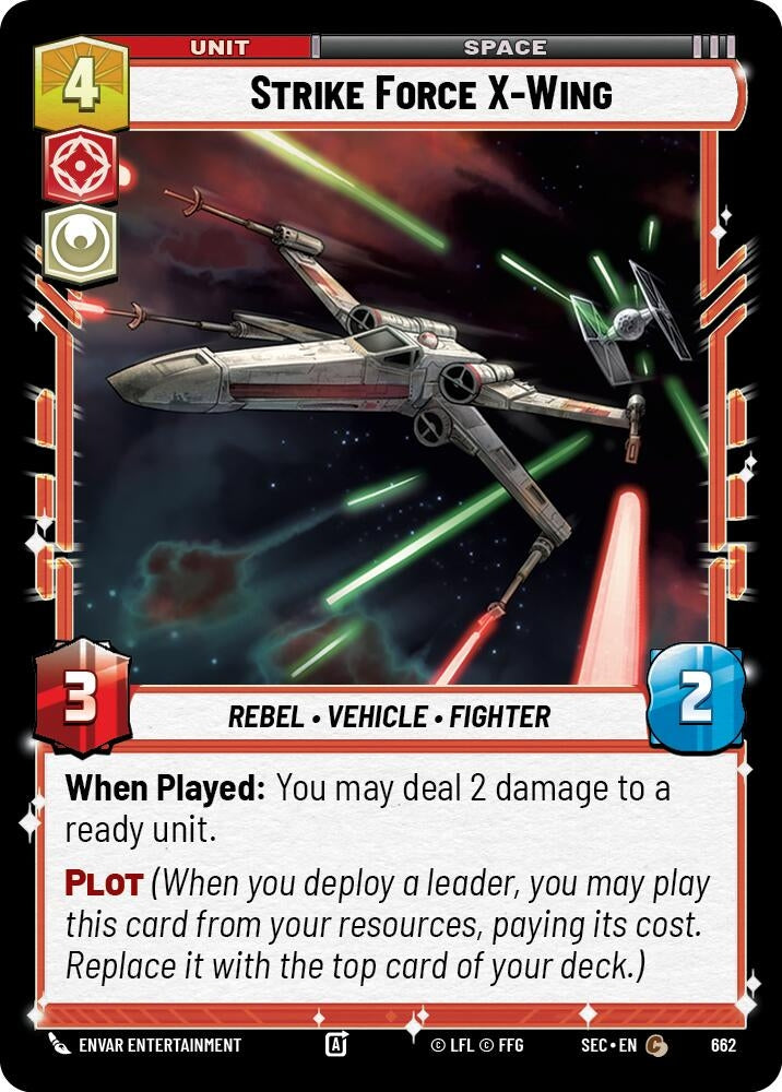 Image for Strike Force X-Wing (Foil) (662) [Secrets of Power] - Star Wars: Unlimited