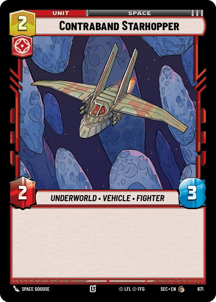Image for Contraband Starhopper (Foil) (671) [Secrets of Power] - Star Wars: Unlimited