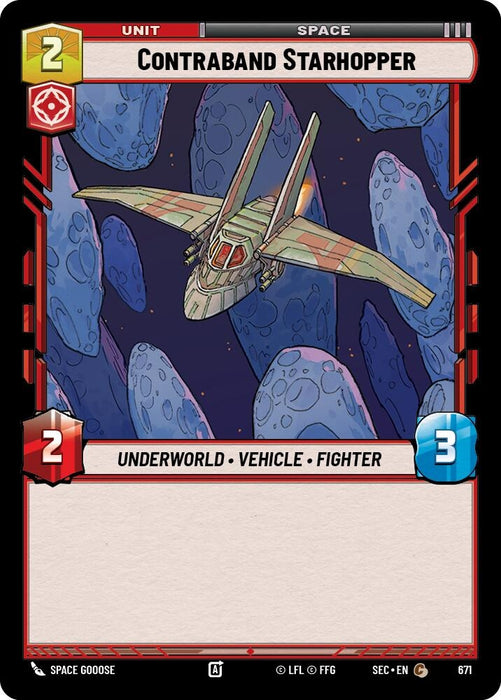 Image for Contraband Starhopper (Foil) (671) [Secrets of Power] - Star Wars: Unlimited