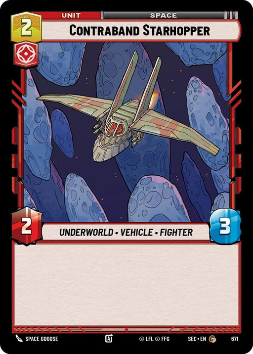 Image for Contraband Starhopper (Foil) (671) [Secrets of Power] - Star Wars: Unlimited