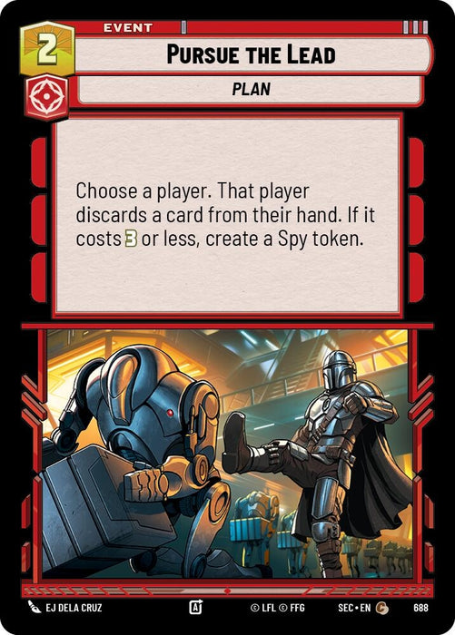 Image for Pursue the Lead (Foil) (688) [Secrets of Power] - Star Wars: Unlimited