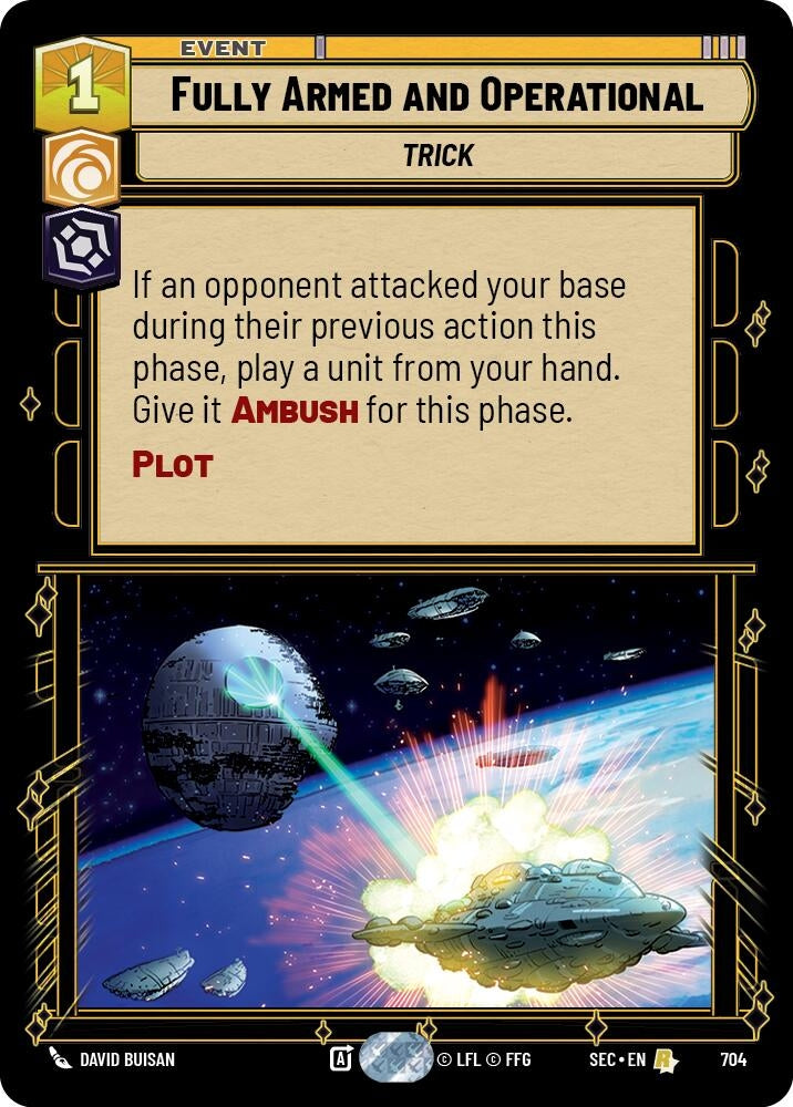 Image for Fully Armed and Operational (Foil) (704) [Secrets of Power] - Star Wars: Unlimited