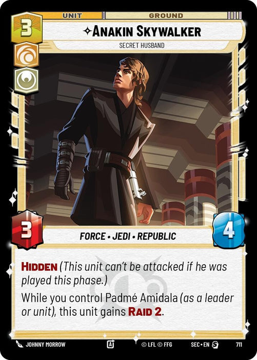 Image for Anakin Skywalker - Secret Husband (Foil) (711) [Secrets of Power] - Star Wars: Unlimited