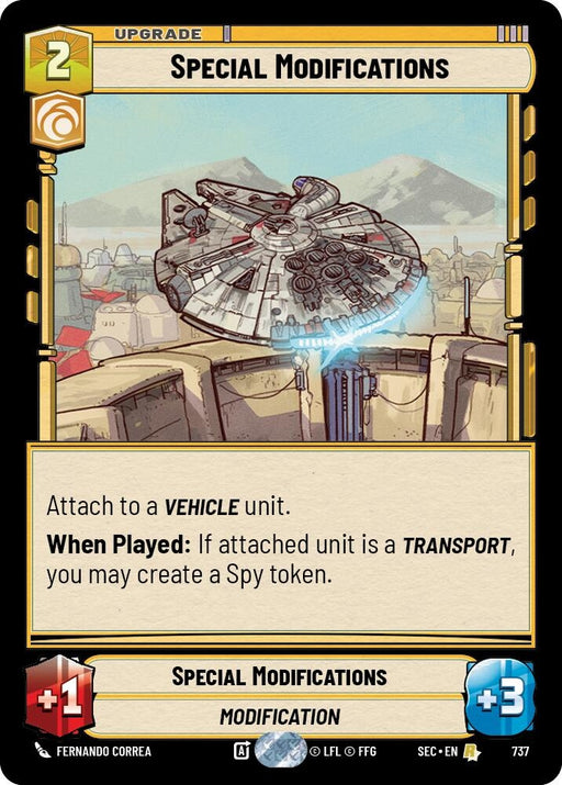Image for Special Modifications (Foil) (737) [Secrets of Power] - Star Wars: Unlimited