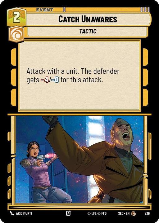 Image for Catch Unawares (Foil) (739) [Secrets of Power] - Star Wars: Unlimited