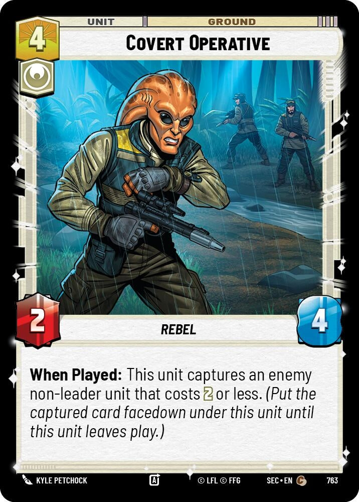 Image for Covert Operative (Foil) (763) [Secrets of Power] - Star Wars: Unlimited