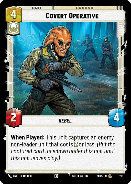Image for Covert Operative (Foil) (763) [Secrets of Power] - Star Wars: Unlimited