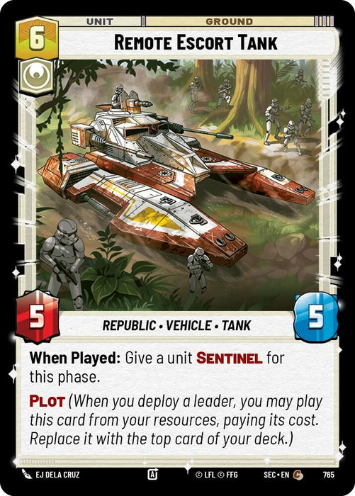 Image for Remote Escort Tank (Foil) (765) [Secrets of Power] - Star Wars: Unlimited
