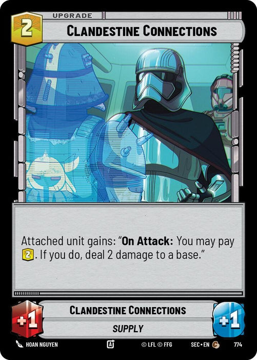 Image for Clandestine Connections (Foil) (774) [Secrets of Power] - Star Wars: Unlimited