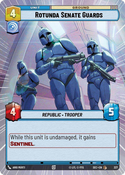 Image for Rotunda Senate Guards (Hyperspace) (327) [Secrets of Power] - Star Wars: Unlimited