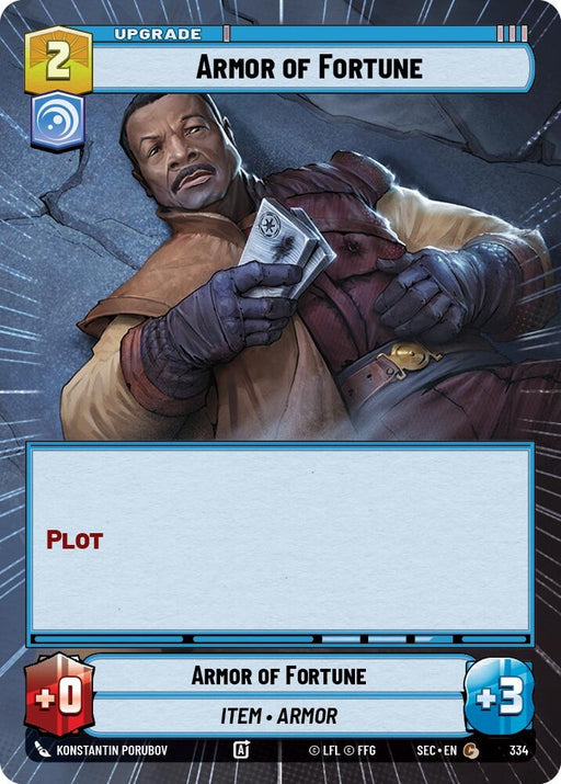 Image for Armor of Fortune (Hyperspace) (334) [Secrets of Power] - Star Wars: Unlimited