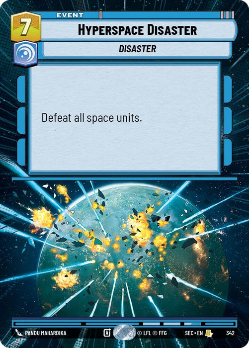 Image for Hyperspace Disaster (Hyperspace) (342) [Secrets of Power] - Star Wars: Unlimited