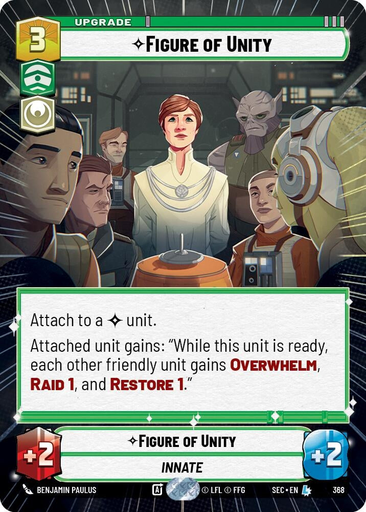 Image for Figure of Unity (Hyperspace) (368) [Secrets of Power] - Star Wars: Unlimited