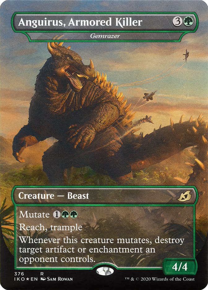 Anguirus, Armored Killer - Gemrazer (376) [Ikoria: Lair of Behemoths]