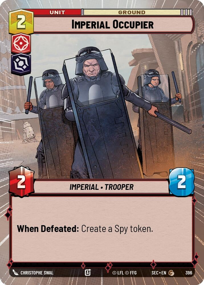 Image for Imperial Occupier (Hyperspace) (396) [Secrets of Power] - Star Wars: Unlimited