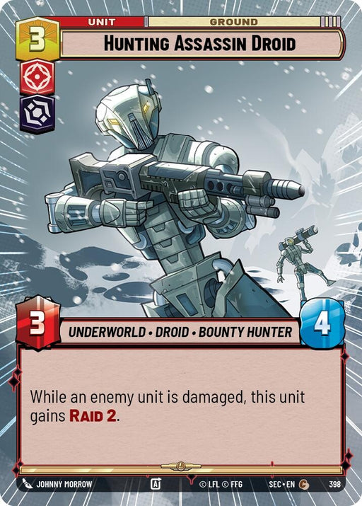 Image for Hunting Assassin Droid (Hyperspace) (398) [Secrets of Power] - Star Wars: Unlimited