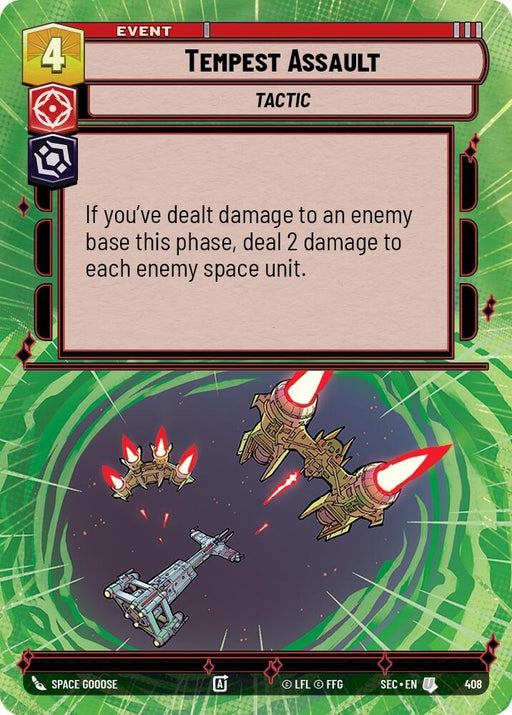 Image for Tempest Assault (Hyperspace) (408) [Secrets of Power] - Star Wars: Unlimited