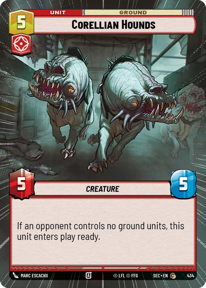 Image for Corellian Hounds (Hyperspace) (434) [Secrets of Power] - Star Wars: Unlimited