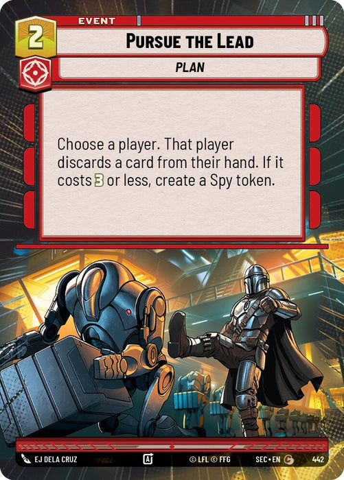 Image for Pursue the Lead (Hyperspace) (442) [Secrets of Power] - Star Wars: Unlimited