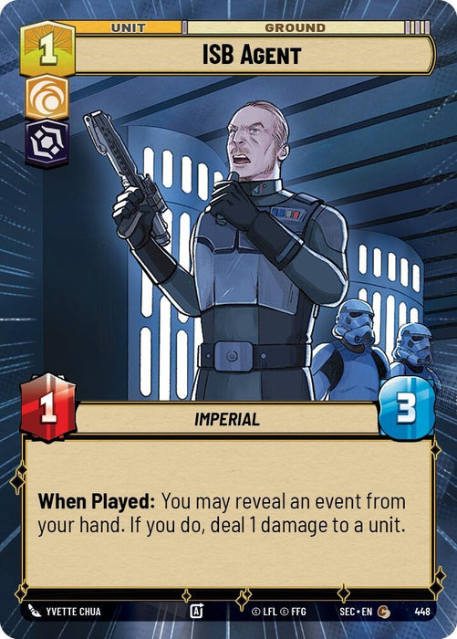 Image for ISB Agent (Hyperspace) (448) [Secrets of Power] - Star Wars: Unlimited