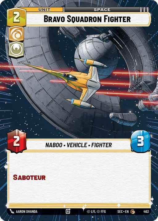Image for Bravo Squadron Fighter (Hyperspace) (463) [Secrets of Power] - Star Wars: Unlimited