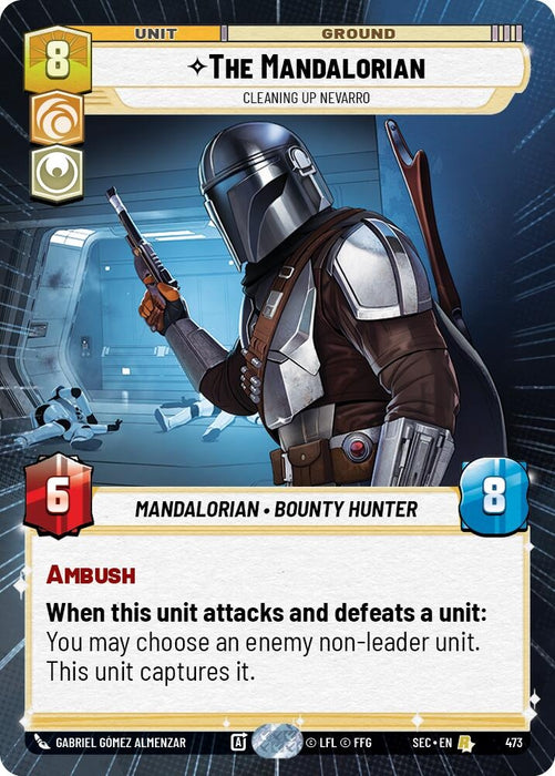 Image for The Mandalorian - Cleaning up Nevarro (Hyperspace) (473) [Secrets of Power] - Star Wars: Unlimited
