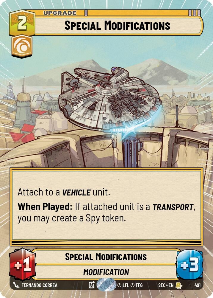 Image for Special Modifications (Hyperspace) (491) [Secrets of Power] - Star Wars: Unlimited