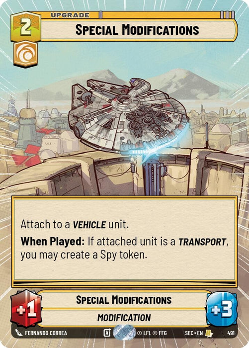 Image for Special Modifications (Hyperspace) (491) [Secrets of Power] - Star Wars: Unlimited