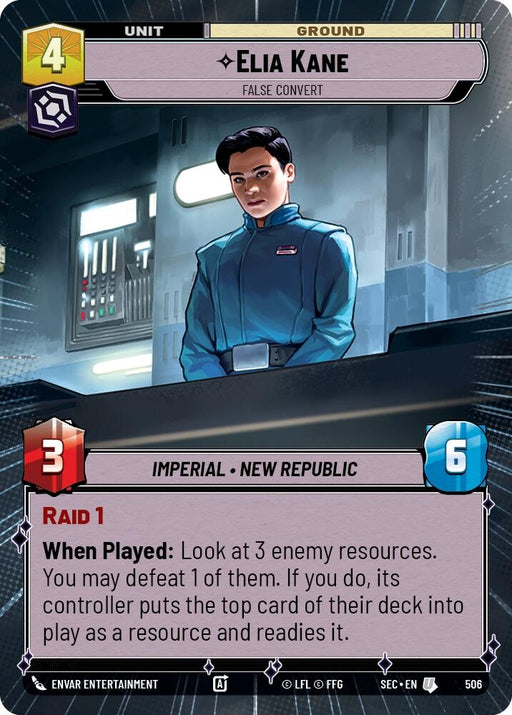 Image for Elia Kane - False Convert (Hyperspace) (506) [Secrets of Power] - Star Wars: Unlimited