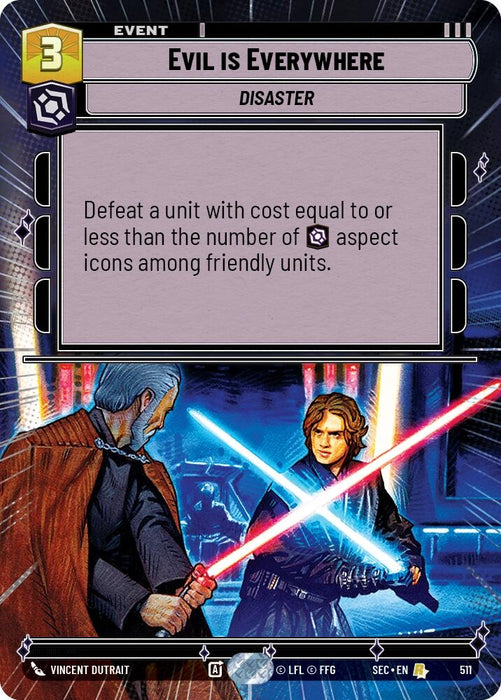 Image for Evil is Everywhere (Hyperspace) (511) [Secrets of Power] - Star Wars: Unlimited