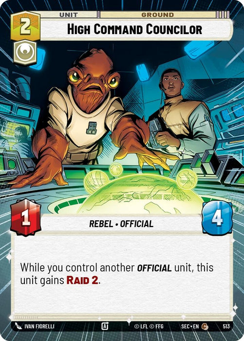 Image for High Command Councilor (Hyperspace) (513) [Secrets of Power] - Star Wars: Unlimited