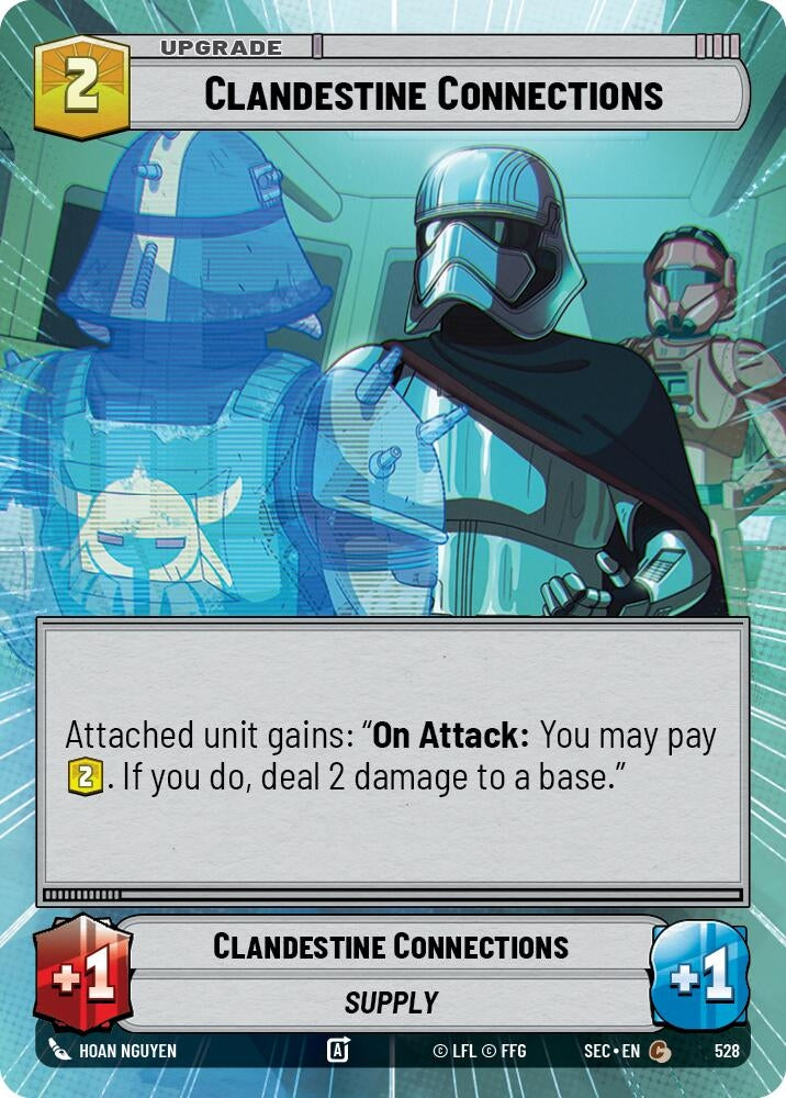 Image for Clandestine Connections (Hyperspace) (528) [Secrets of Power] - Star Wars: Unlimited
