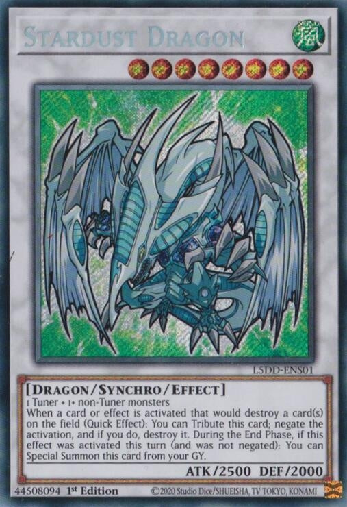 Image for Stardust Dragon (L5DD-ENS01) (L5DD-ENS01) [Legendary 5D's Decks] - YuGiOh
