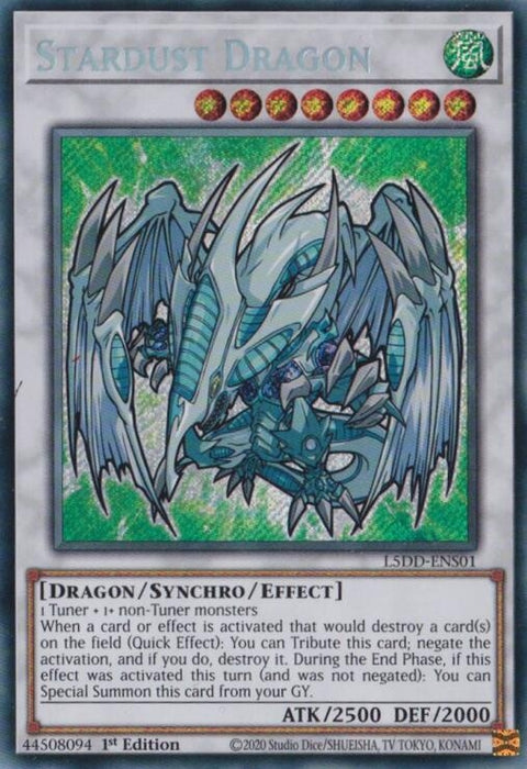 Image for Stardust Dragon (L5DD-ENS01) (L5DD-ENS01) [Legendary 5D's Decks] - YuGiOh