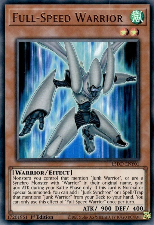 Image for Full-Speed Warrior (L5DD-ENY01) [Legendary 5D's Decks] - YuGiOh
