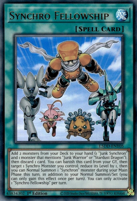 Image for Synchro Fellowship (L5DD-ENY05) [Legendary 5D's Decks] - YuGiOh