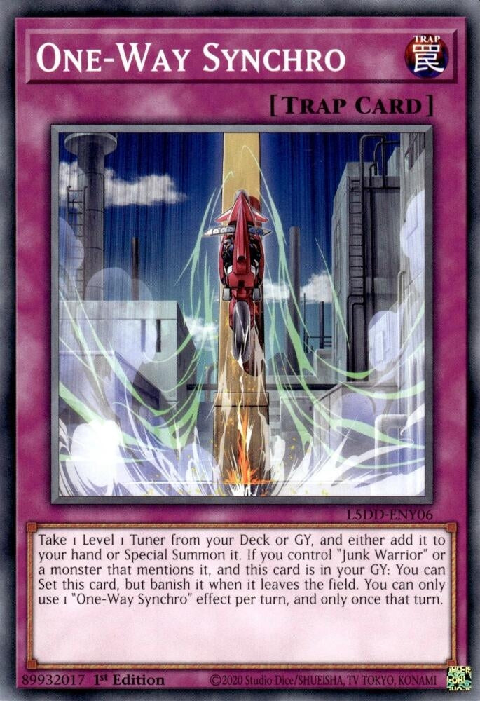 Image for One-Way Synchro (L5DD-ENY06) [Legendary 5D's Decks] - YuGiOh