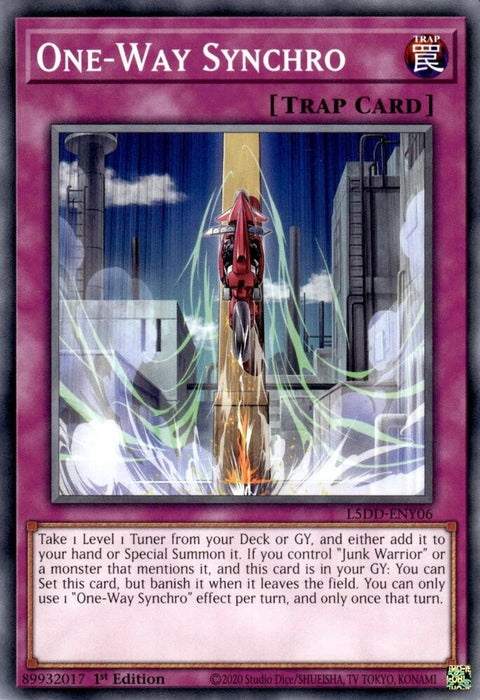 Image for One-Way Synchro (L5DD-ENY06) [Legendary 5D's Decks] - YuGiOh