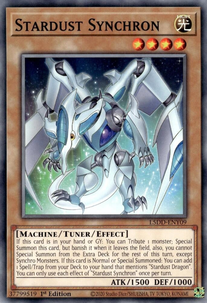 Image for Stardust Synchron (L5DD-ENY09) [Legendary 5D's Decks] - YuGiOh