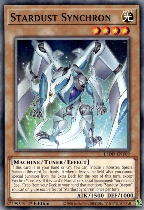 Image for Stardust Synchron (L5DD-ENY09) [Legendary 5D's Decks] - YuGiOh