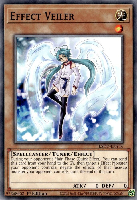 Image for Effect Veiler (L5DD-ENY16) [Legendary 5D's Decks] - YuGiOh