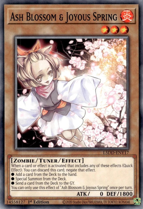Image for Ash Blossom & Joyous Spring (L5DD-ENY17) (L5DD-ENY17) [Legendary 5D's Decks] - YuGiOh