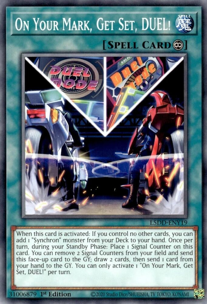 Image for On Your Mark, Get Set, DUEL! (L5DD-ENY19) [Legendary 5D's Decks] - YuGiOh