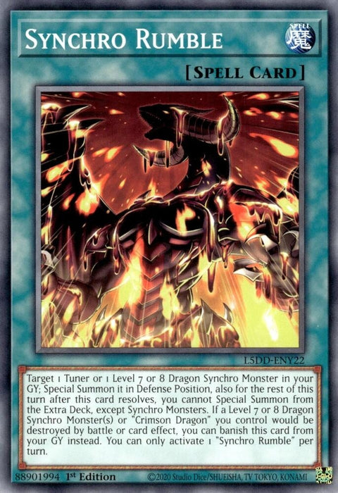 Image for Synchro Rumble (L5DD-ENY22) [Legendary 5D's Decks] - YuGiOh