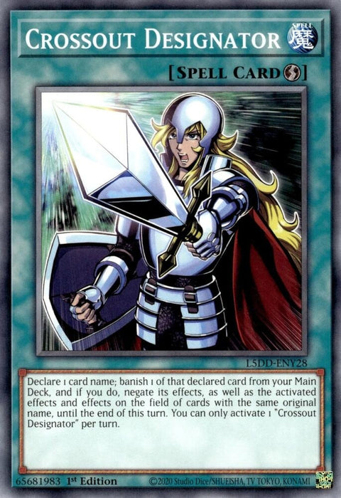 Image for Crossout Designator (L5DD-ENY28) [Legendary 5D's Decks] - YuGiOh