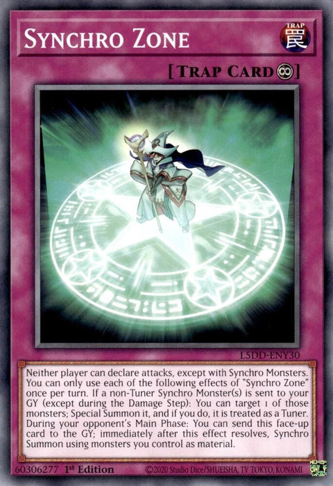 Image for Synchro Zone (L5DD-ENY30) [Legendary 5D's Decks] - YuGiOh