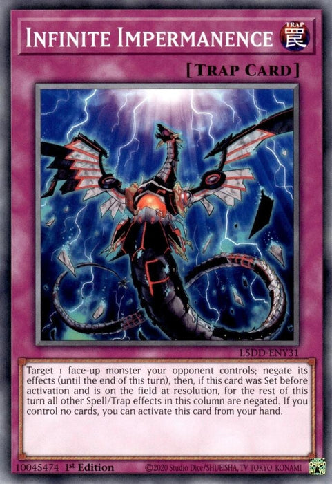 Image for Infinite Impermanence (L5DD-ENY31) (L5DD-ENY31) [Legendary 5D's Decks] - YuGiOh