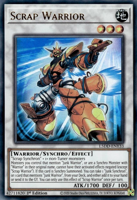 Image for Scrap Warrior (L5DD-ENY33) [Legendary 5D's Decks] - YuGiOh