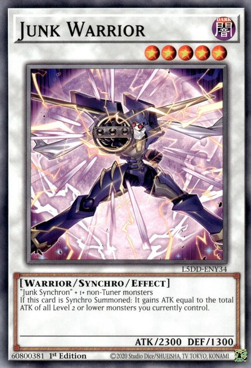 Image for Junk Warrior (L5DD-ENY34) [Legendary 5D's Decks] - YuGiOh